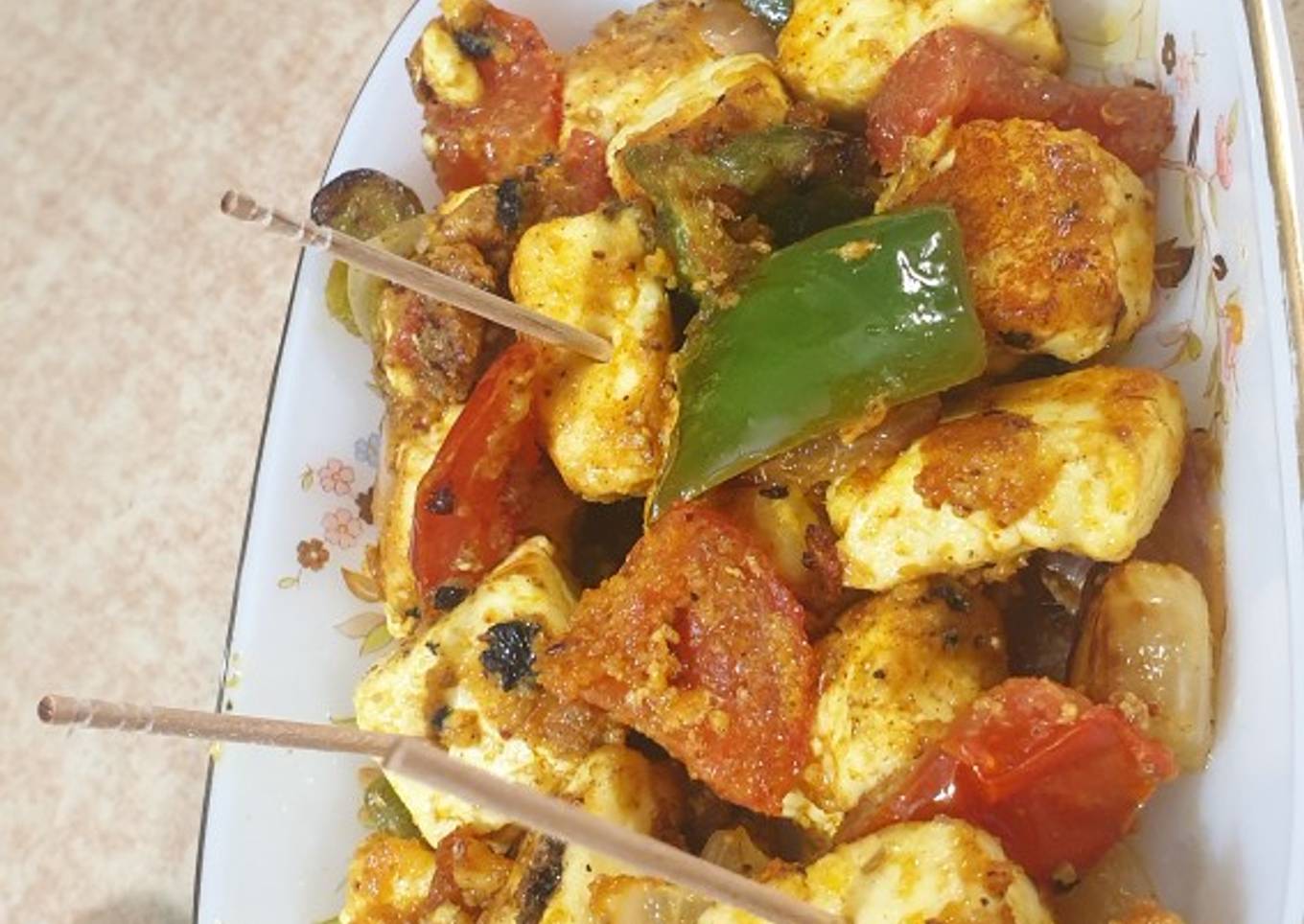 Panfried Paneer Tikka