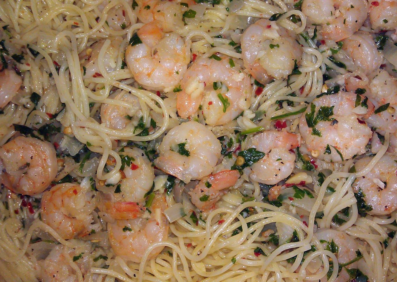 Shrimp with garlic