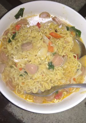 Foto resep Mie tumis pedas