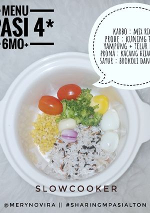 Foto resep Menu Mpasi 4bintang 6mo+ Prohe Telur Puyuh