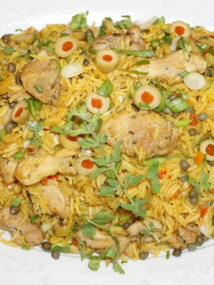 Una foto de ARROZ BASMATI CON POLLO. JON STYLE