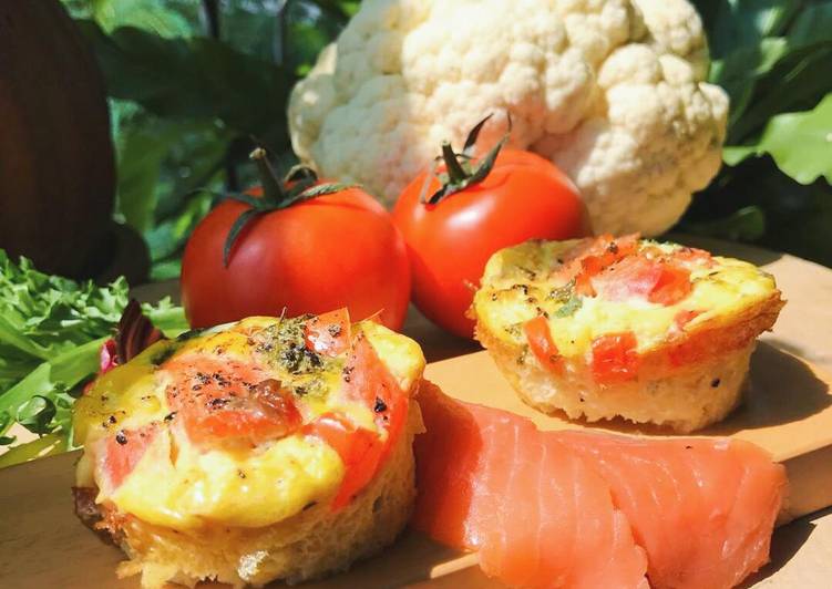 Arahan Buat Keto Cauliflower Egg Muffins #ReverseDiabetesObesity yang Lezat