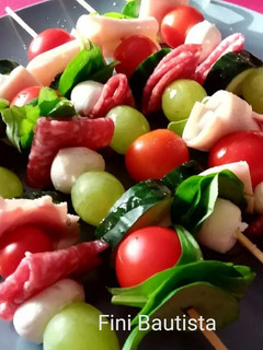 Una foto de Brochetas rápidas y frescas