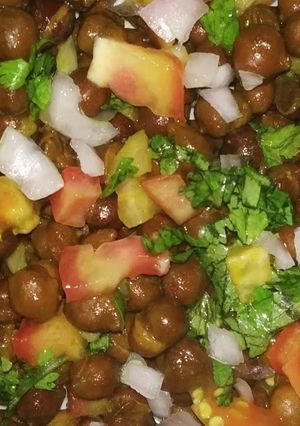 A picture of Chana chaat recipe.