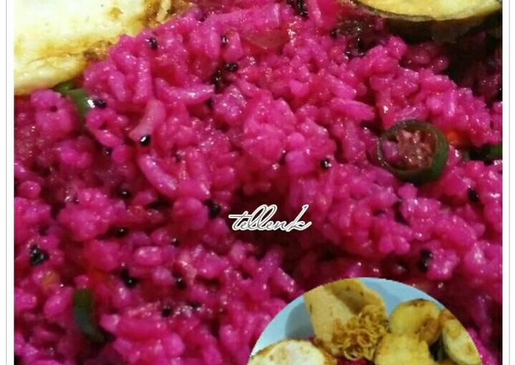 Cara Gampang Menyiapkan Nasi Goreng Buah Naga, Bisa Manjain Lidah