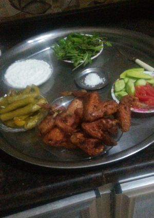 صورة لوصفة جناحات مقلية