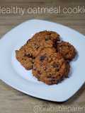 Healthy oatmeal cookies