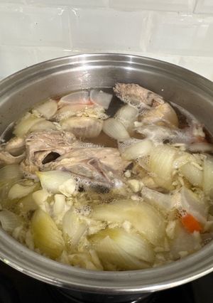 รูปของ น้ำซุปโครงไก่