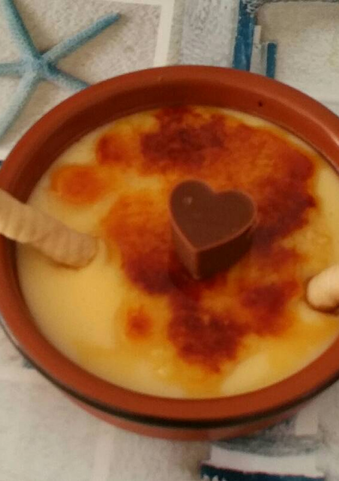 Una foto de Crema catalana