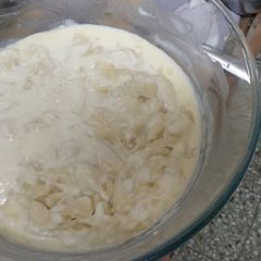 A picture of #colorful recipe# white colour#macroni in white greavy.