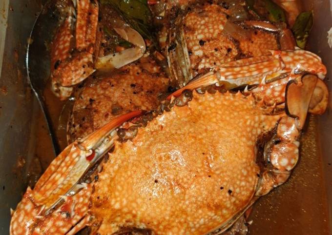 Kepiting Rajungan lada hitam