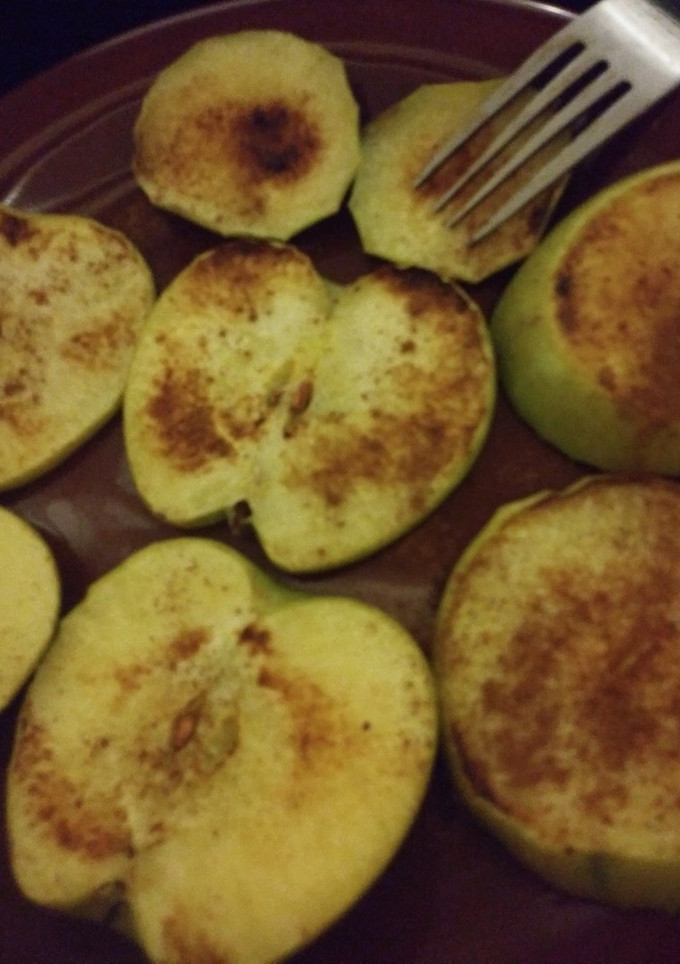 Una foto de Manzana a la plancha