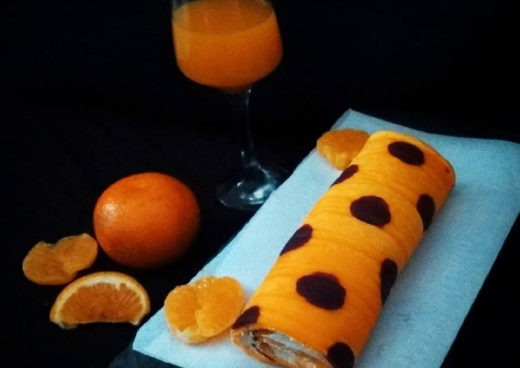 Recipe: Perfect Orange Roll Cake
