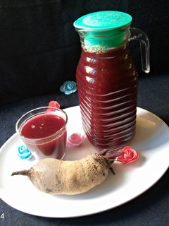 A picture of Beetroot juice.