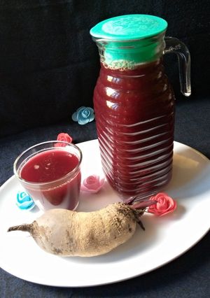 A picture of Beetroot juice.