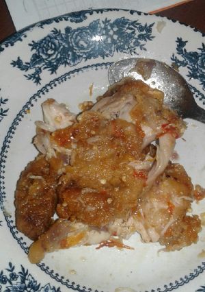 Foto resep Ayam Geprek pedas (simpel, murah, enak)