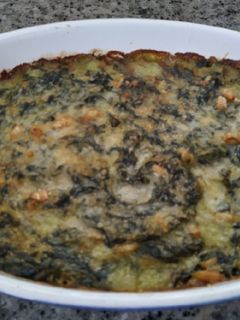 Una foto de Crema de espinacas a la gratén en Thermomix