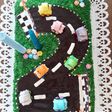 Torta pista de autos 🏁número 2🏁
