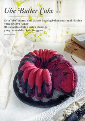 Foto resep Ubi / Ube Butter Cake (Tak berkulit)