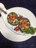 Palta (aguacate) al Horno con huevo!!