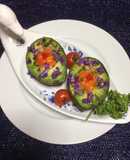 Palta (aguacate) al Horno con huevo!!