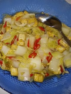 Foto resep Tumis Sawi Putih & Tahu