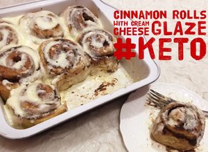 Foto resep Keto Cinnamon Rolls with Cream Cheese Glaze #Allaire Bread Flour