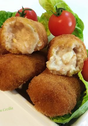 Foto principal de Croquetas de jamón serrano elaboradas con la M.Cuisine.Plus