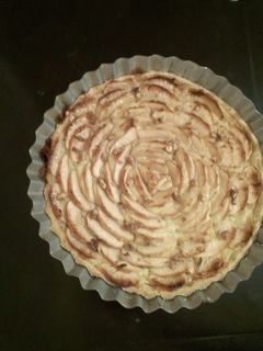 صورة لوصفة تارت التفاح بنكهة الجوز