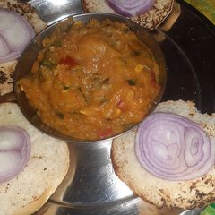 Pav bhaji A picture of Pav bhaji.