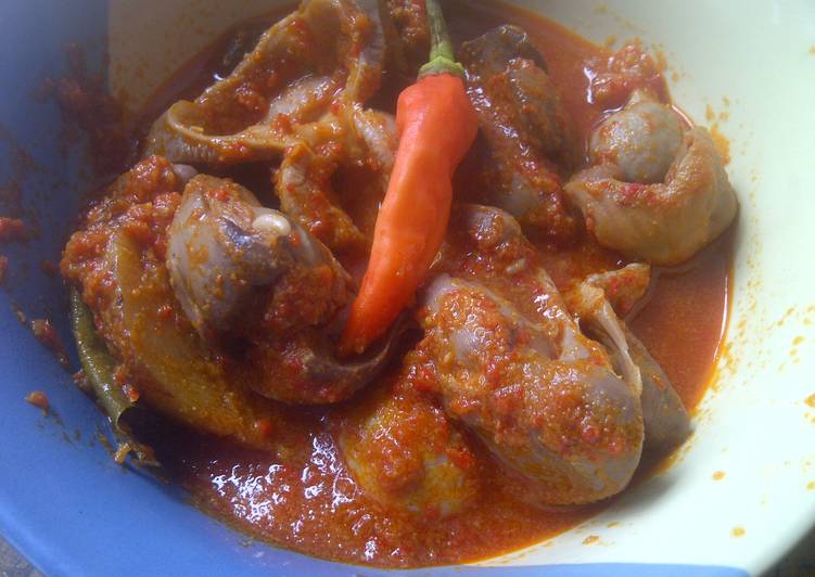 Resep Ati ampela bumbu merah, Sempurna