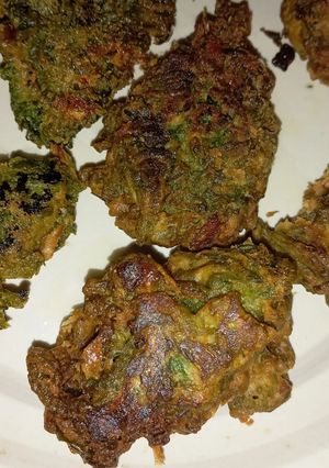 Una foto de Buñuelos veganos de algas