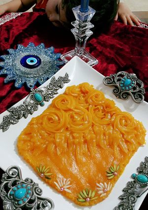 عکسی از دستور حلوای هویج
