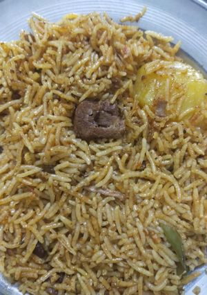 A picture of Mutton Karahi akni.