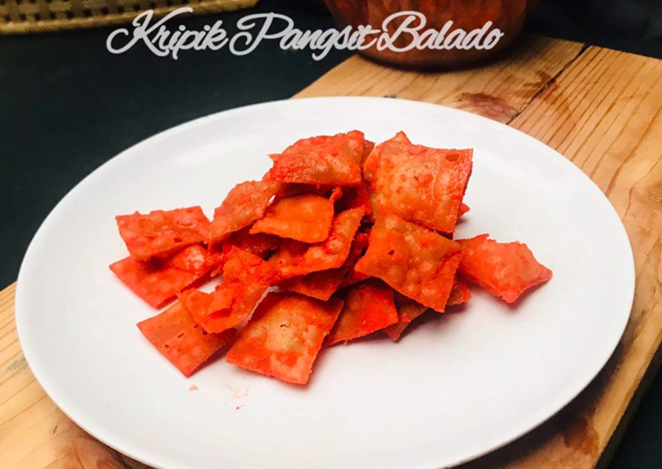 Kripik Pangsit Balado