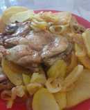 Contramuslos de pollo con especias cajún en freidora de aire
