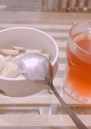 Hình của món [Giảm Cân] Cháo Yến Mạch + Chuối ^^.