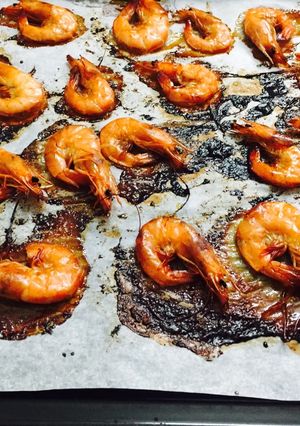 Hình của món Tôm nướng lò 🦐🦐🦐.
