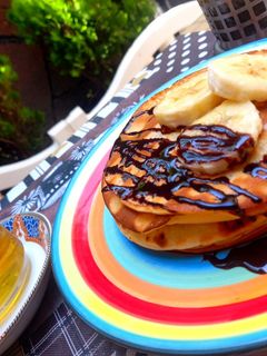 عکسی از دستور پنکیک موزی