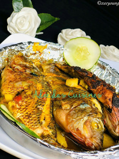 A picture of Potato juicy Grilled Fish.