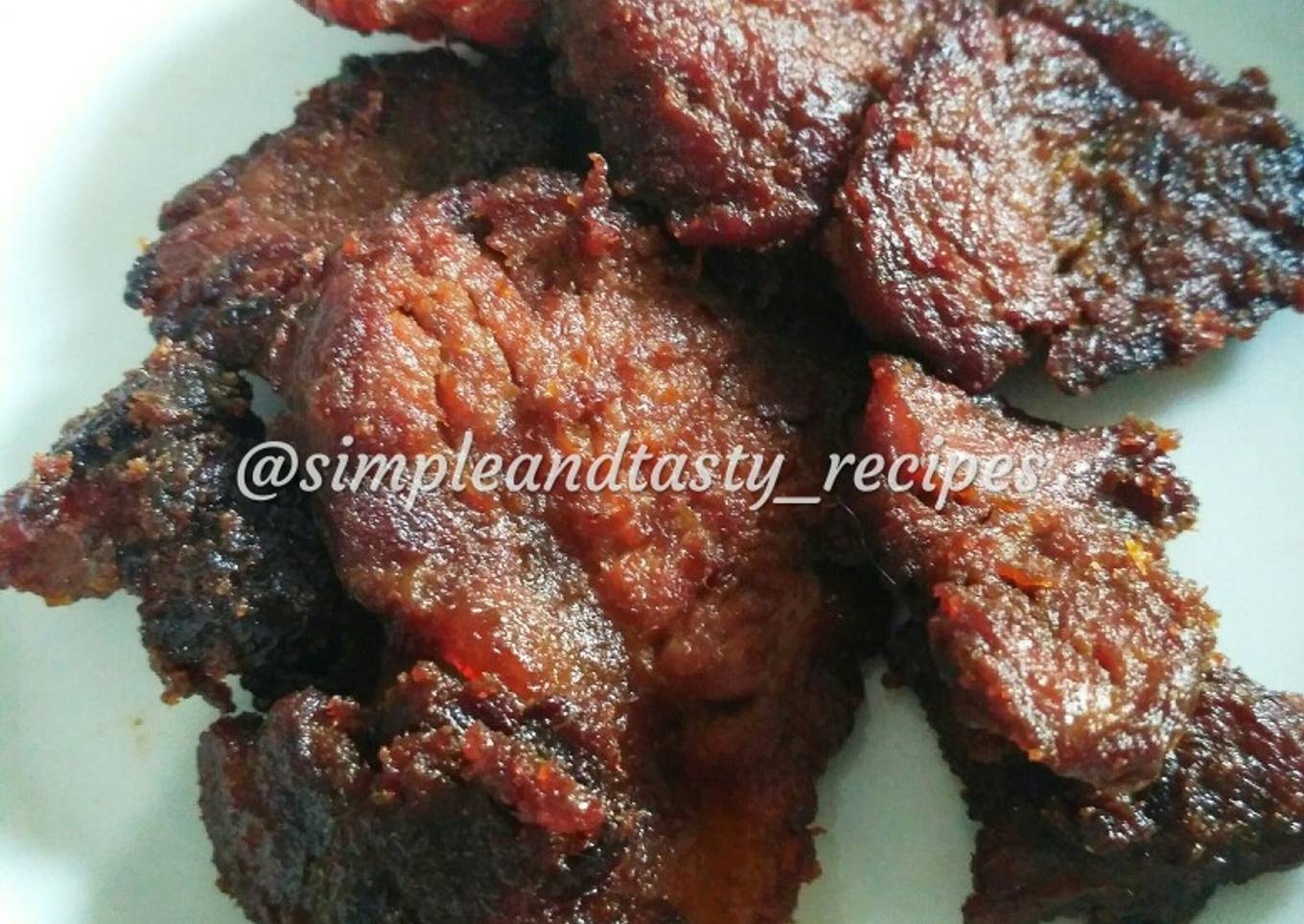 Gepuk Sapi Simple & Enak