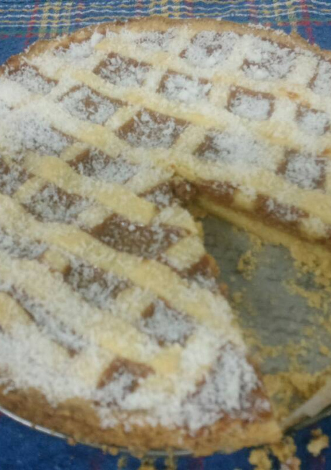 Una foto de Pasta frola de dulce de leche