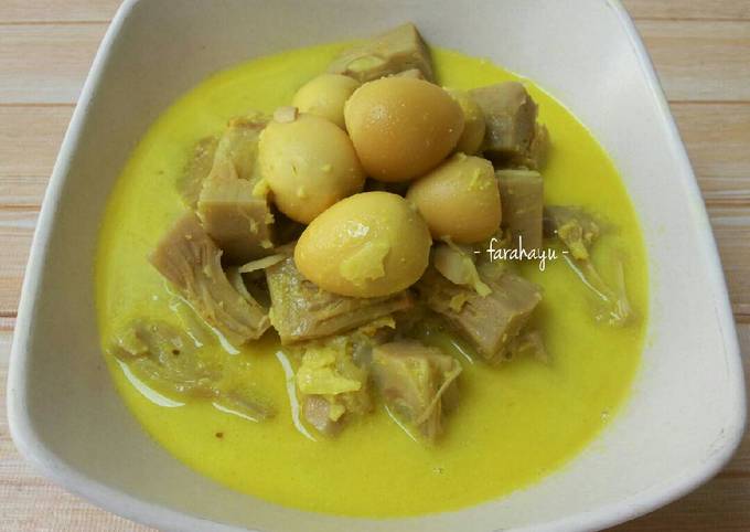 Resep Sayur Nangka Bumbu Kuning Oleh Farah Ayu Cookpad