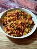 Ebly avec chorizo et légumes cookeo