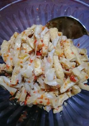 Foto resep Tahu Jamur Bumbu Rujak
