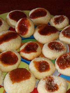 Una foto de Pepas de dulce de leche