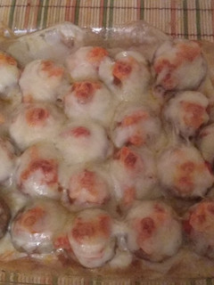Una foto de Champiñones Rellenos