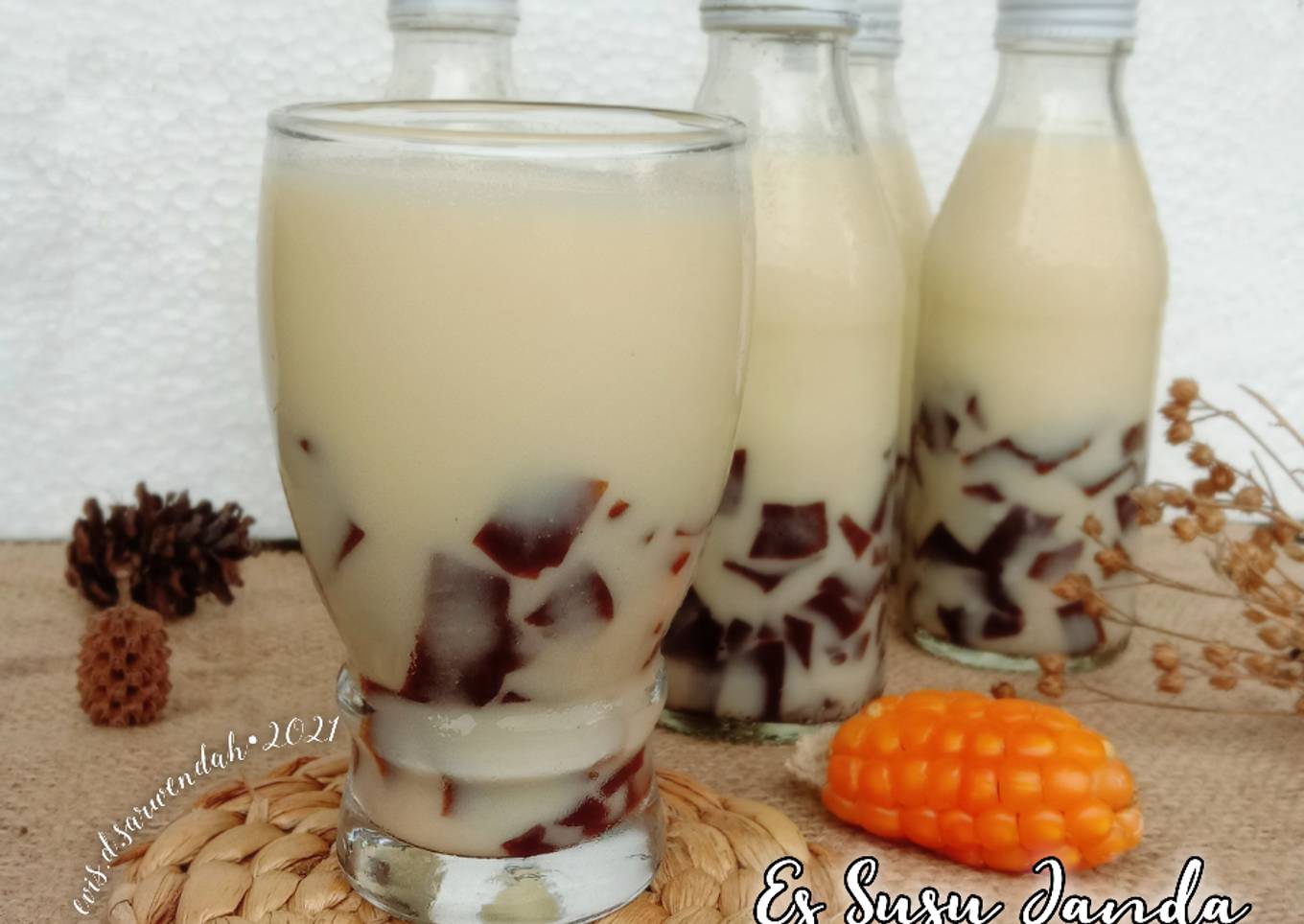 Es Susu Janda (Jagung Manis Muda) With Jelly Kenyal