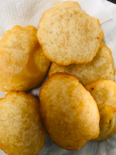 A picture of Moida handesh/ sweet dumplings.