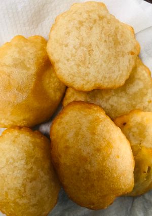 A picture of Moida handesh/ sweet dumplings.